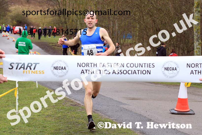 Senior Men and Veterans (Over 40s), 2023 NECAA Royal Signals Relays, Hetton le Hole, County Durham. Photo: David T. Hewitson/Sports for All Pics